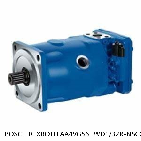 AA4VG56HWD1/32R-NSCX2K075E-S BOSCH REXROTH A4VG Variable Displacement Pumps #1 image